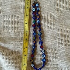 Colorful Evil Eye Beaded Necklace